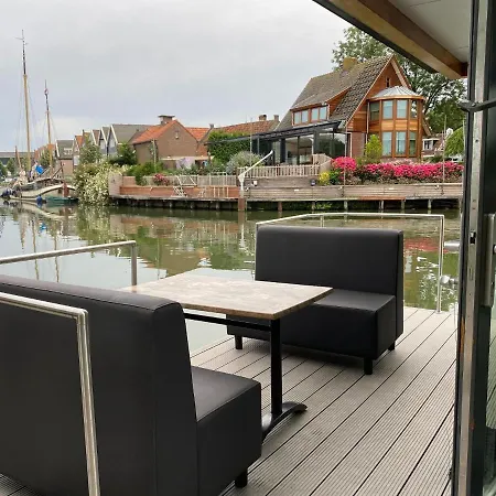 Botel Modern House Boat In With Jetty *