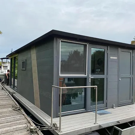 Botel Modern House Boat In With Jetty *