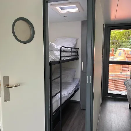 Botel Modern House Boat In With Jetty *